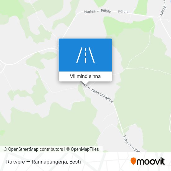 Rakvere — Rannapungerja kaart