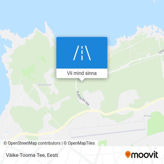 Väike-Tooma Tee kaart