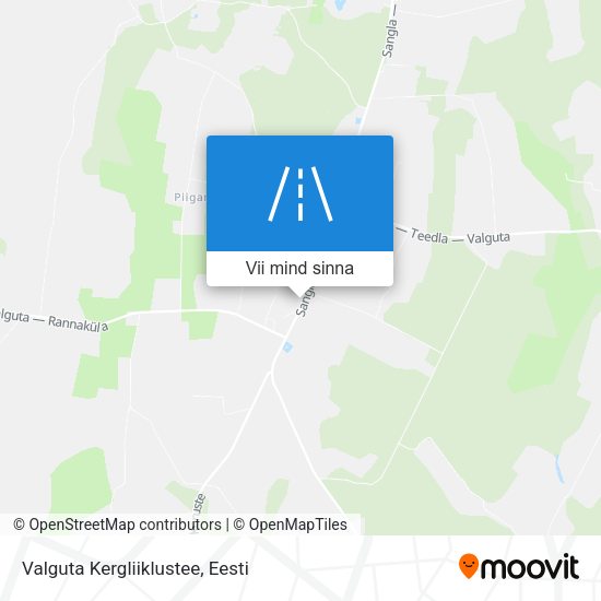 Valguta Kergliiklustee kaart