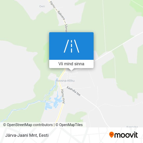 Järva-Jaani Mnt kaart