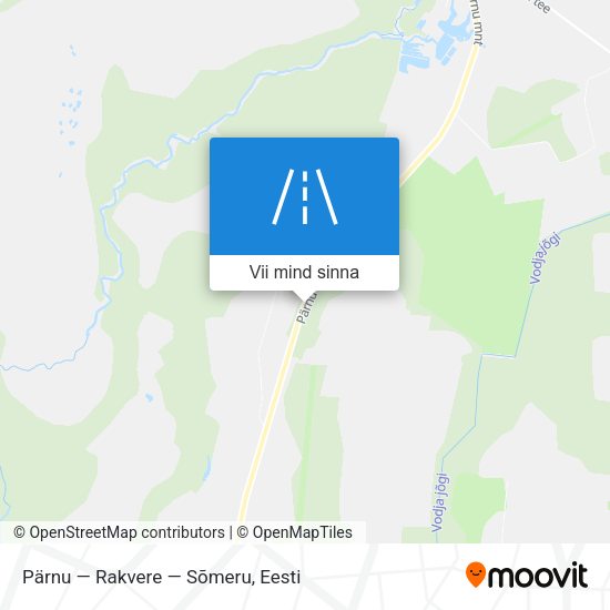 Pärnu — Rakvere — Sõmeru kaart