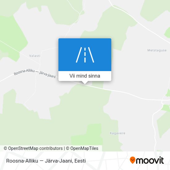 Roosna-Alliku — Järva-Jaani kaart