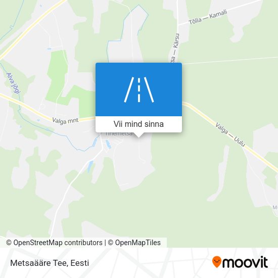 Metsaääre Tee kaart