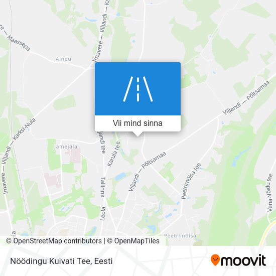 Nöödingu Kuivati Tee kaart