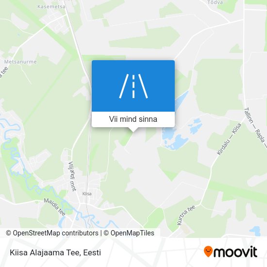 Kiisa Alajaama Tee kaart