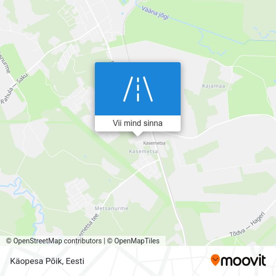 Käopesa Põik kaart