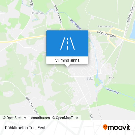 Pähklimetsa Tee kaart