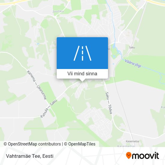 Vahtramäe Tee kaart