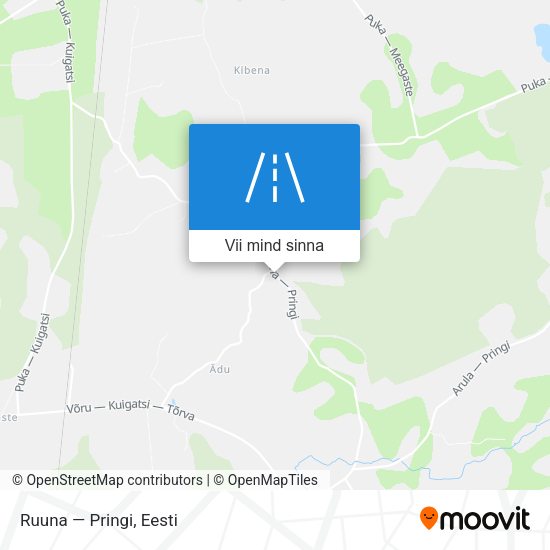 Ruuna — Pringi kaart