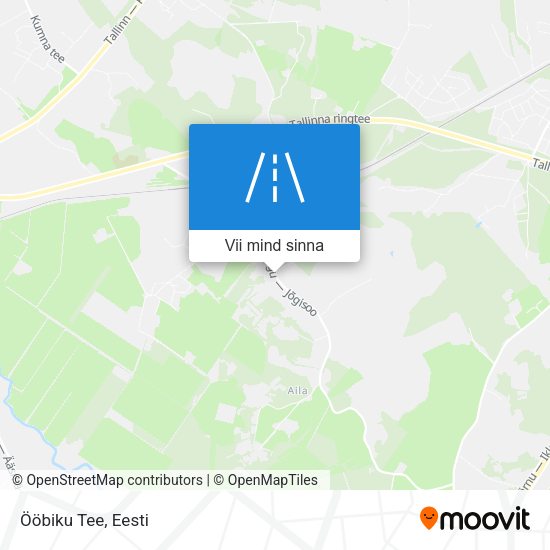 Ööbiku Tee kaart