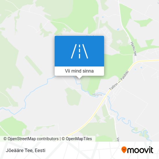 Jõeääre Tee kaart