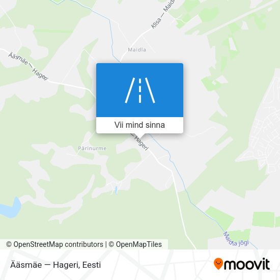 Ääsmäe — Hageri kaart