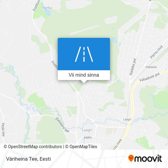 Väriheina Tee kaart