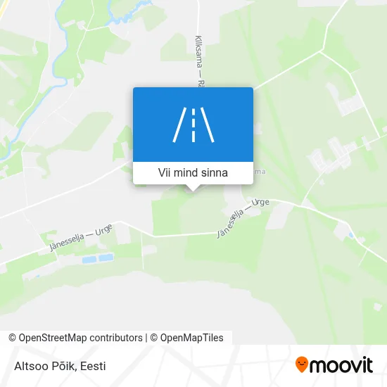 Altsoo Põik kaart