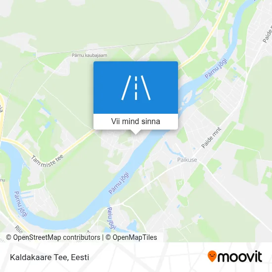 Kaldakaare Tee kaart