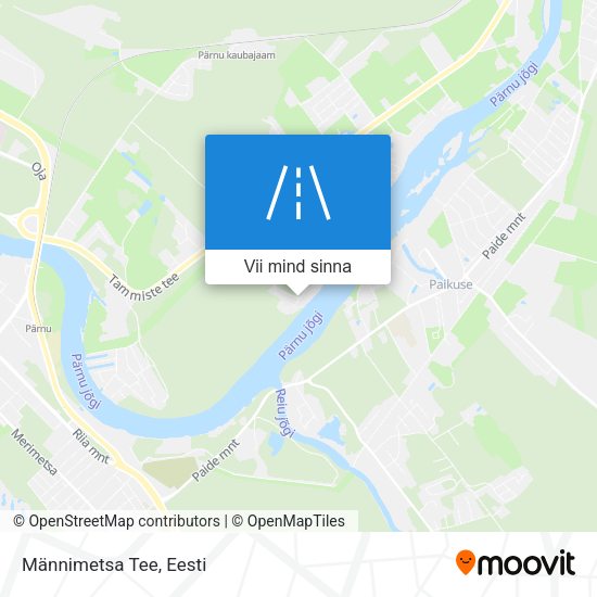 Männimetsa Tee kaart