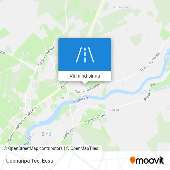 Uuenäripa Tee kaart