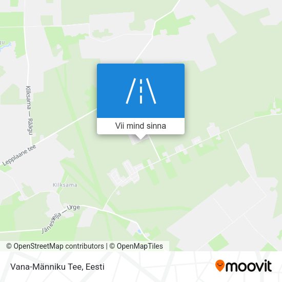 Vana-Männiku Tee kaart