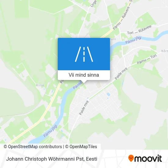 Johann Christoph Wöhrmanni Pst kaart