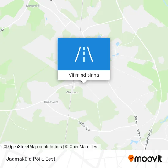 Jaamaküla Põik kaart