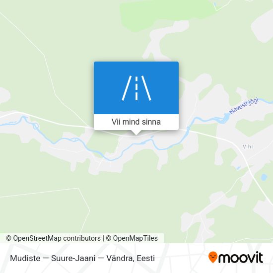Mudiste — Suure-Jaani — Vändra kaart