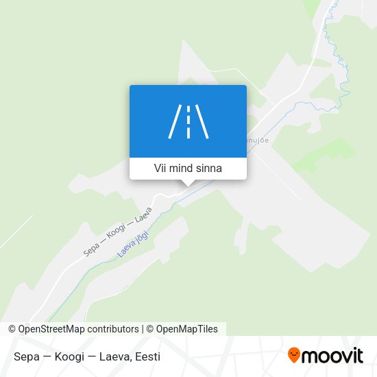 Sepa — Koogi — Laeva kaart