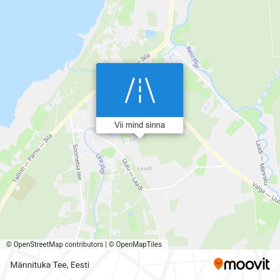 Männituka Tee kaart