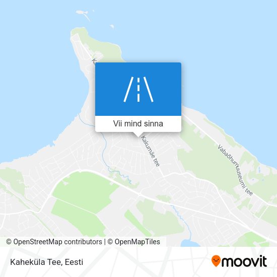 Kaheküla Tee kaart