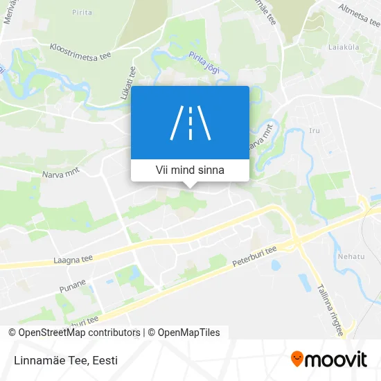 Linnamäe Tee kaart