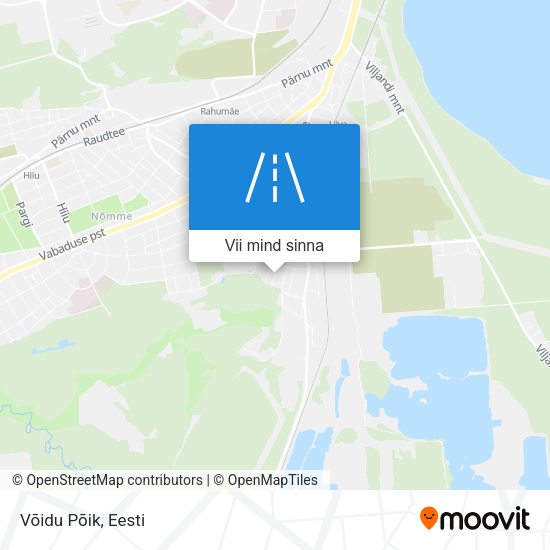 Võidu Põik kaart