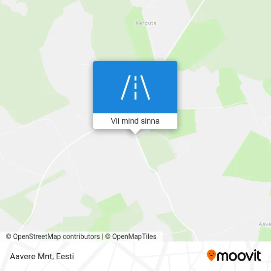 Aavere Mnt kaart