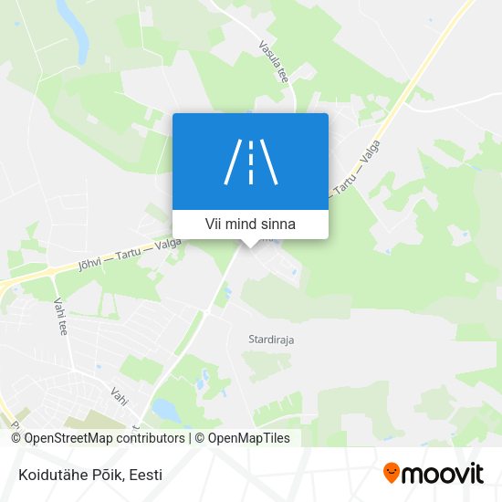 Koidutähe Põik kaart