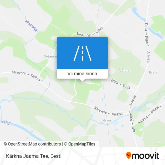 Kärkna Jaama Tee kaart