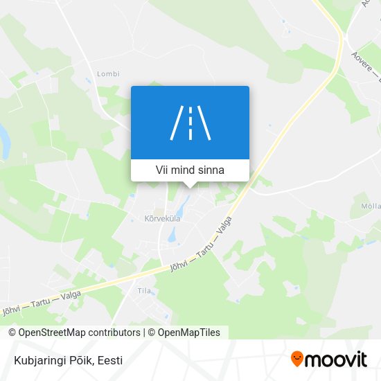 Kubjaringi Põik kaart