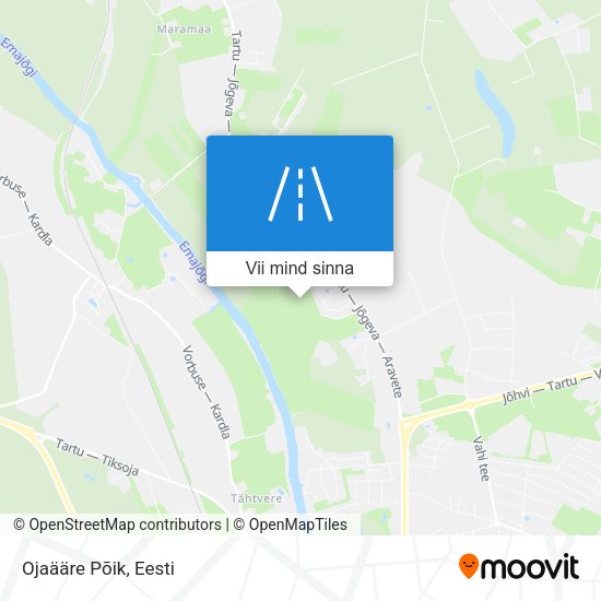Ojaääre Põik kaart