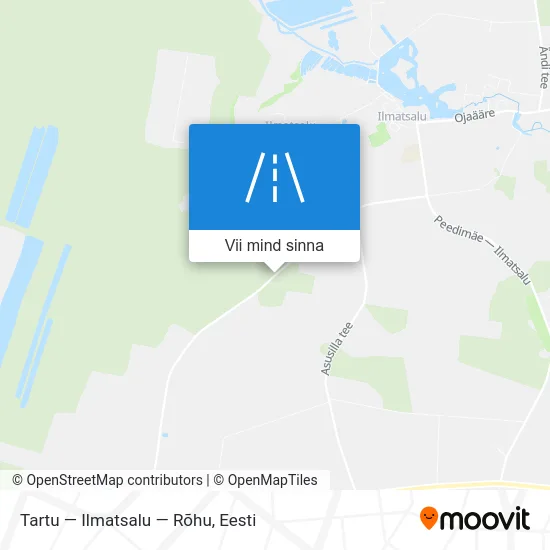 Tartu — Ilmatsalu — Rõhu kaart