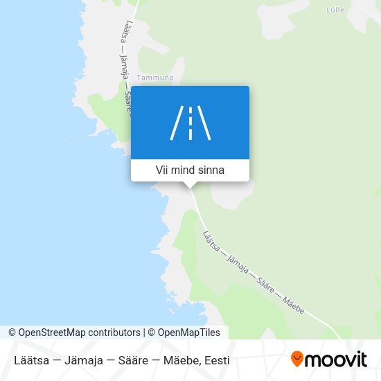 Läätsa — Jämaja — Sääre — Mäebe kaart