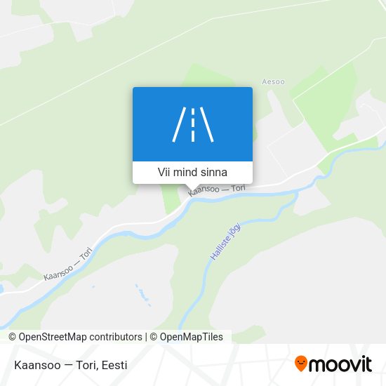 Kaansoo — Tori kaart