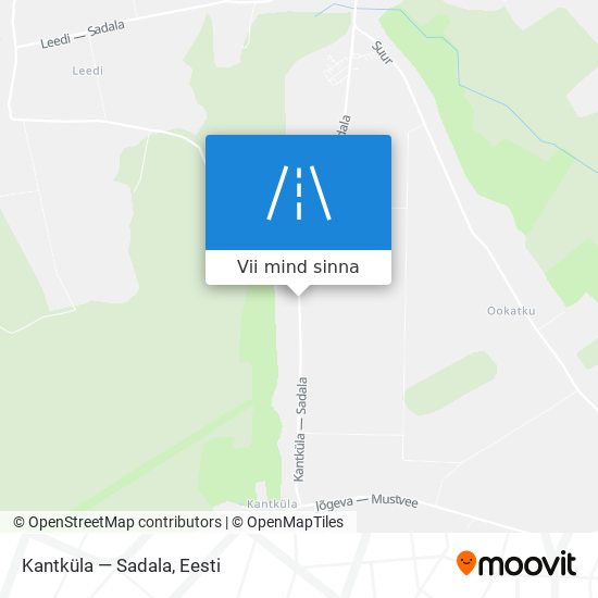 Kantküla — Sadala kaart
