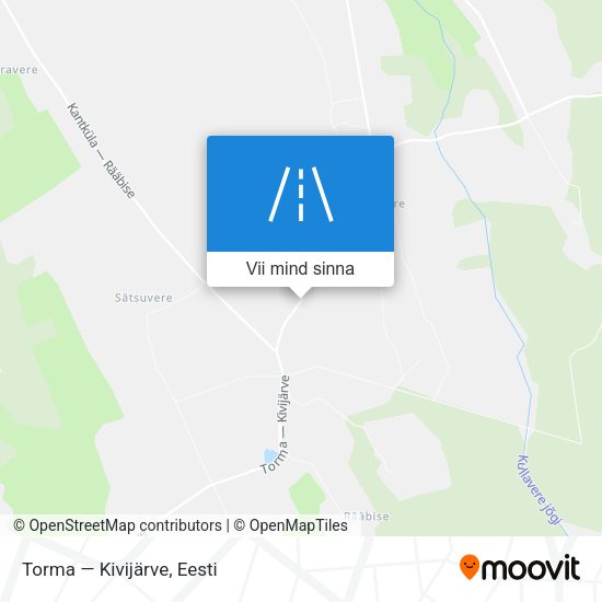 Torma — Kivijärve kaart