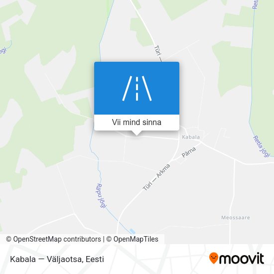 Kabala — Väljaotsa kaart