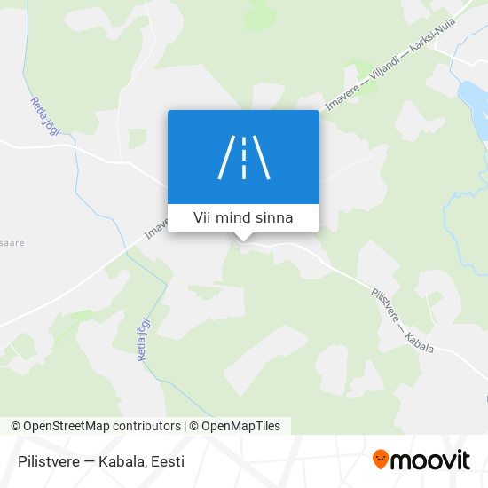 Pilistvere — Kabala kaart