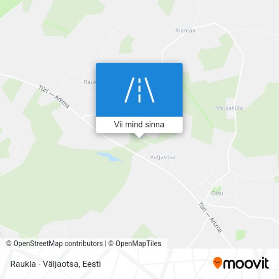 Raukla - Väljaotsa kaart