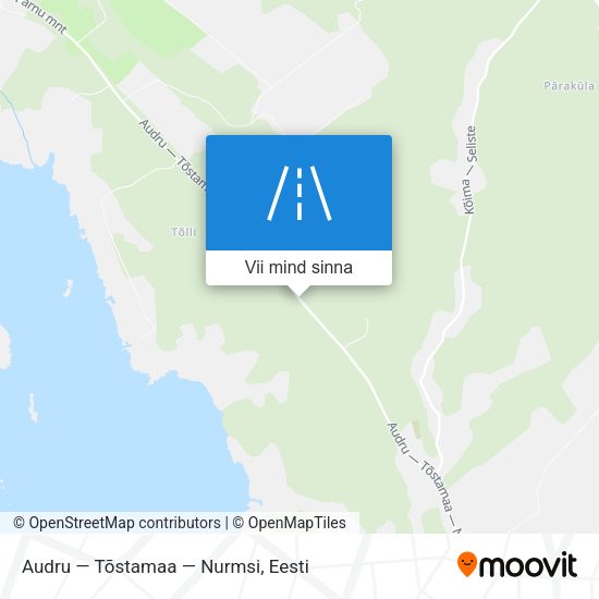 Audru — Tõstamaa — Nurmsi kaart