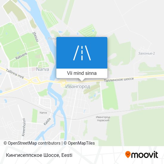 Кингисеппское Шоссе kaart