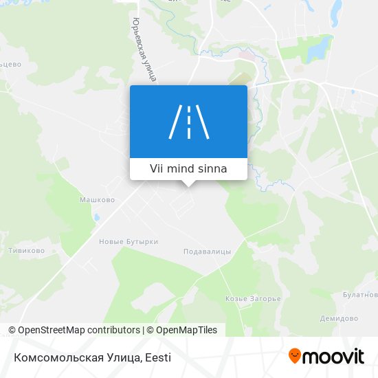 Комсомольская Улица kaart