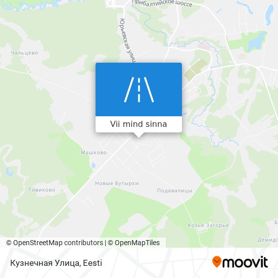 Кузнечная Улица kaart
