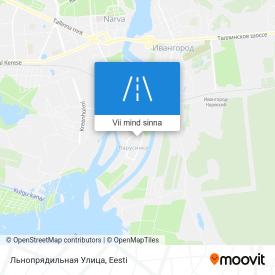 Льнопрядильная Улица kaart