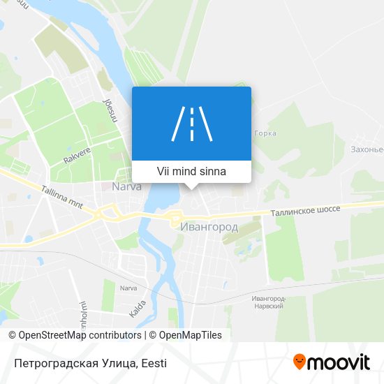 Петроградская Улица kaart