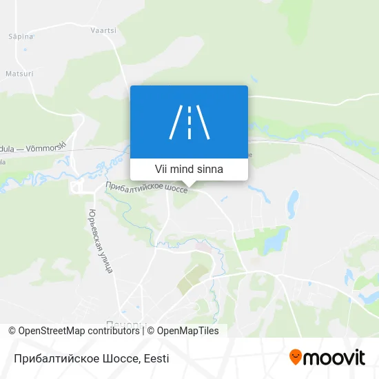 Прибалтийское Шоссе kaart